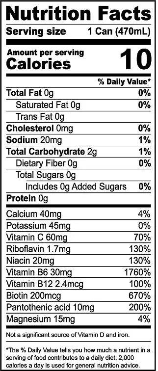 Nutrition_facts_panel_-_the_Energy_Drink_2 - GOLF LEAGUE