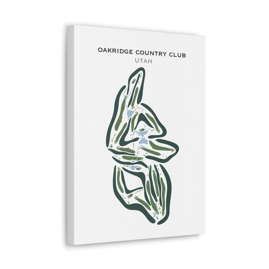 Oakridge County Club, Farmington Utah - Printed Golf Courses