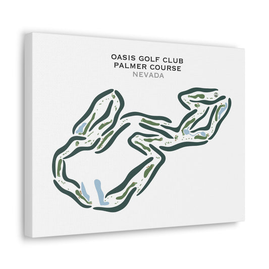 Oasis Golf Club - Palmer Course, Nevada - Printed Golf Courses
