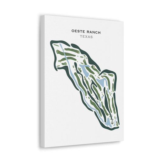 Oeste Ranch, Texas - Printed Golf Courses
