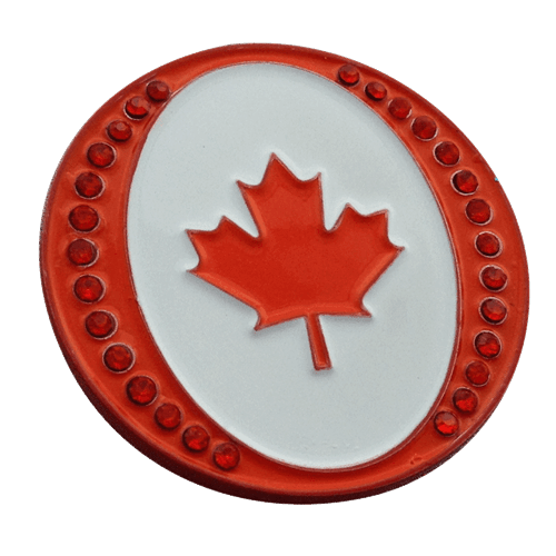 Oh Canada Crystal Ball Marker & Hat Clip | ReadyGOLF