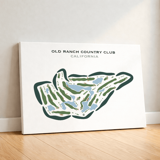 Old Ranch Country Club, California - Printed Golf Course