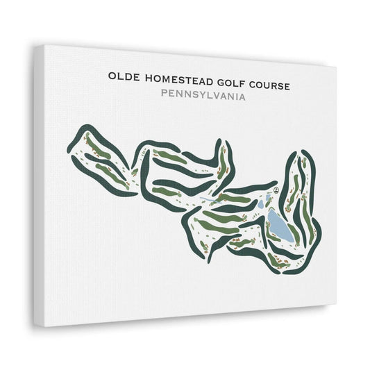 Olde Homestead Golf Course, Pennsylvania - Printed Golf Courses