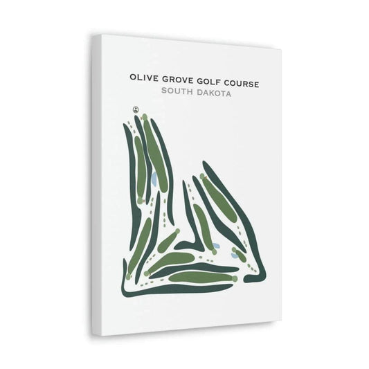 Olive Grove Golf Course, South Dakota - Printed Golf Courses