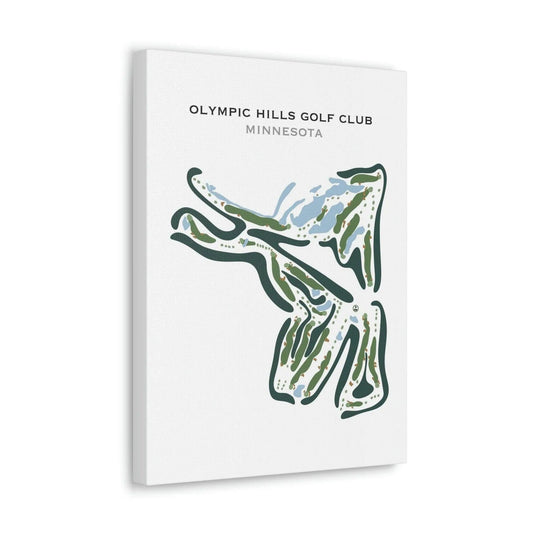 Olympic Hills Golf Club, Minnesota - Printed Golf Courses