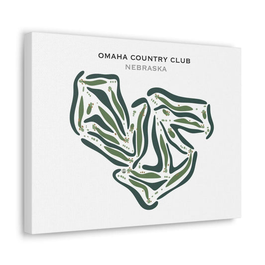 Omaha Country Club, Nebraska - Printed Golf Courses