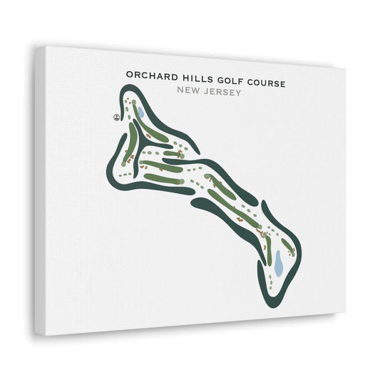 Orchard Hills Golf Course, New Jersey - Printed Golf Courses