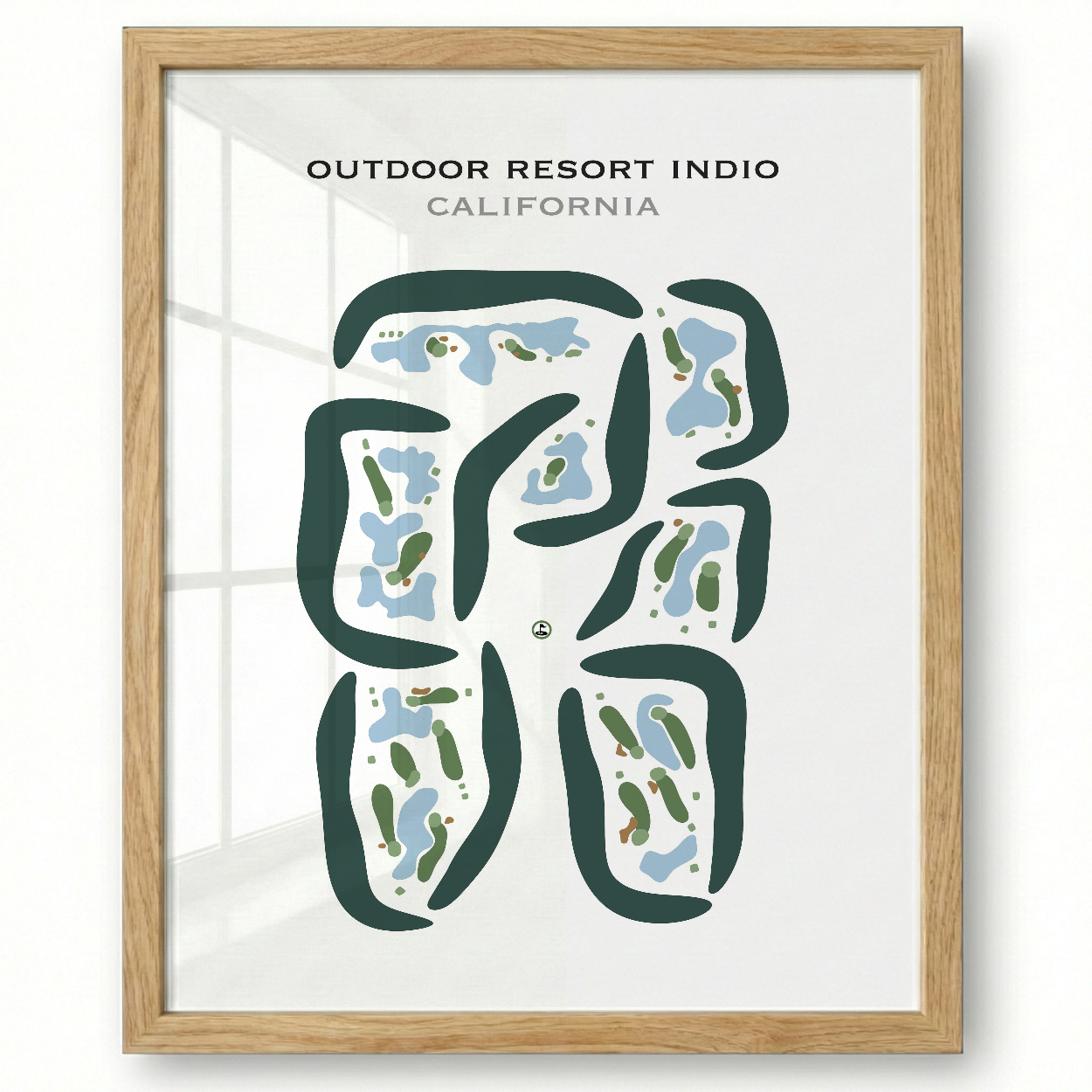 Outdoor Resort Indio, California - Printed Golf Courses