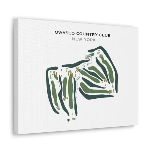 Owasco Country Club, New York - Printed Golf Course