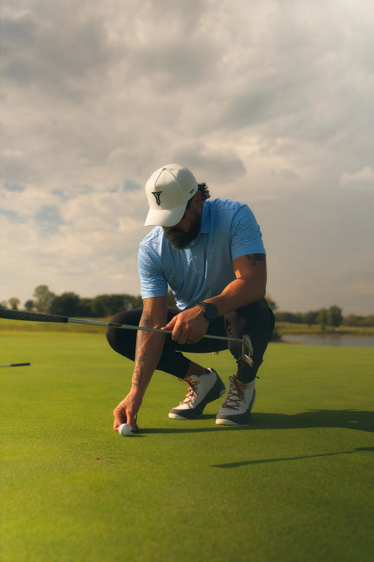 Summer stripes Performance Polo - GOLF LEAGUE