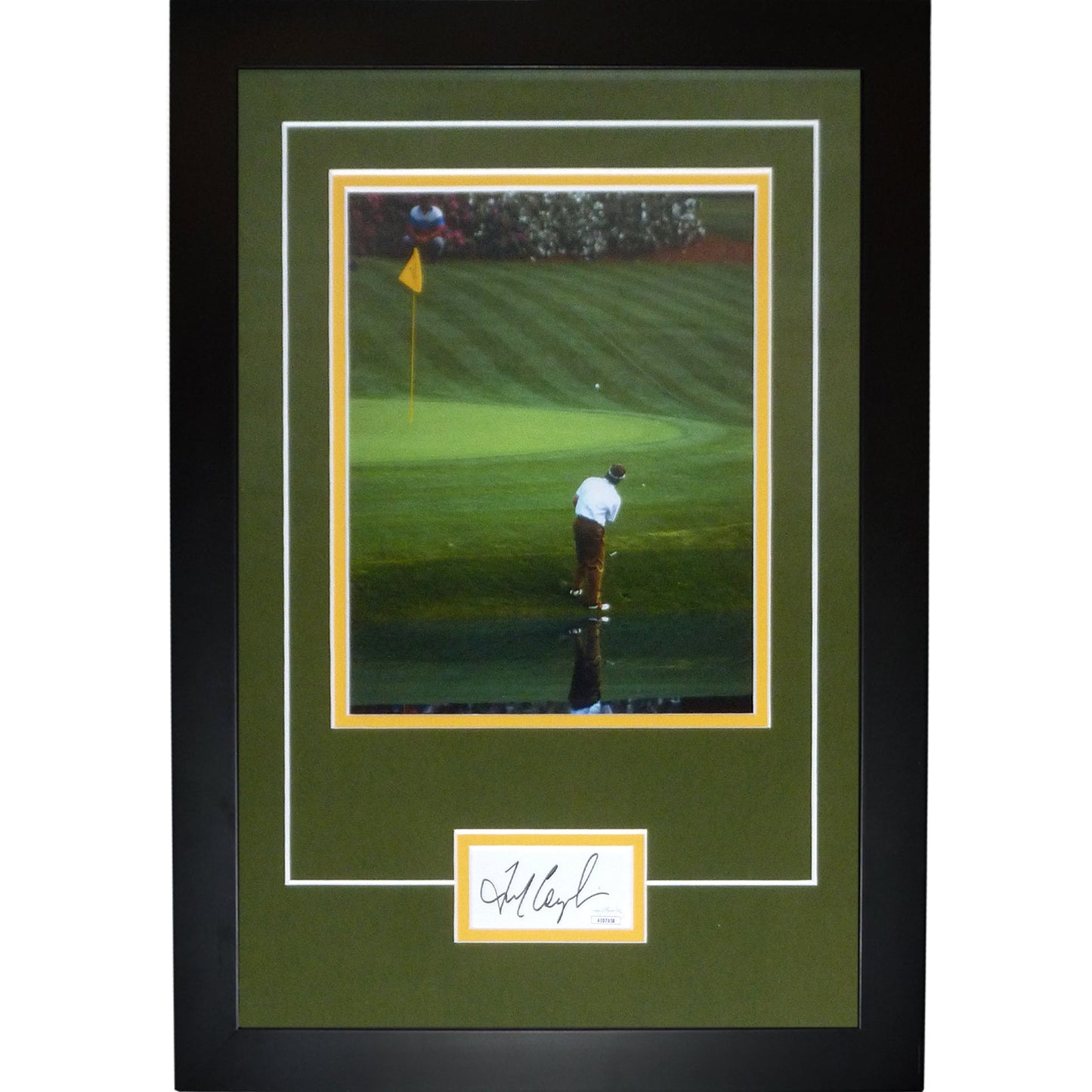 Fred Couples Autographed 1992 Masters (Chipping) "Signature Series" Frame - JSA