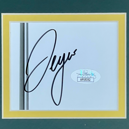 Sergio Garcia Autographed Golf (Masters Celebration) "Signature Series" Frame