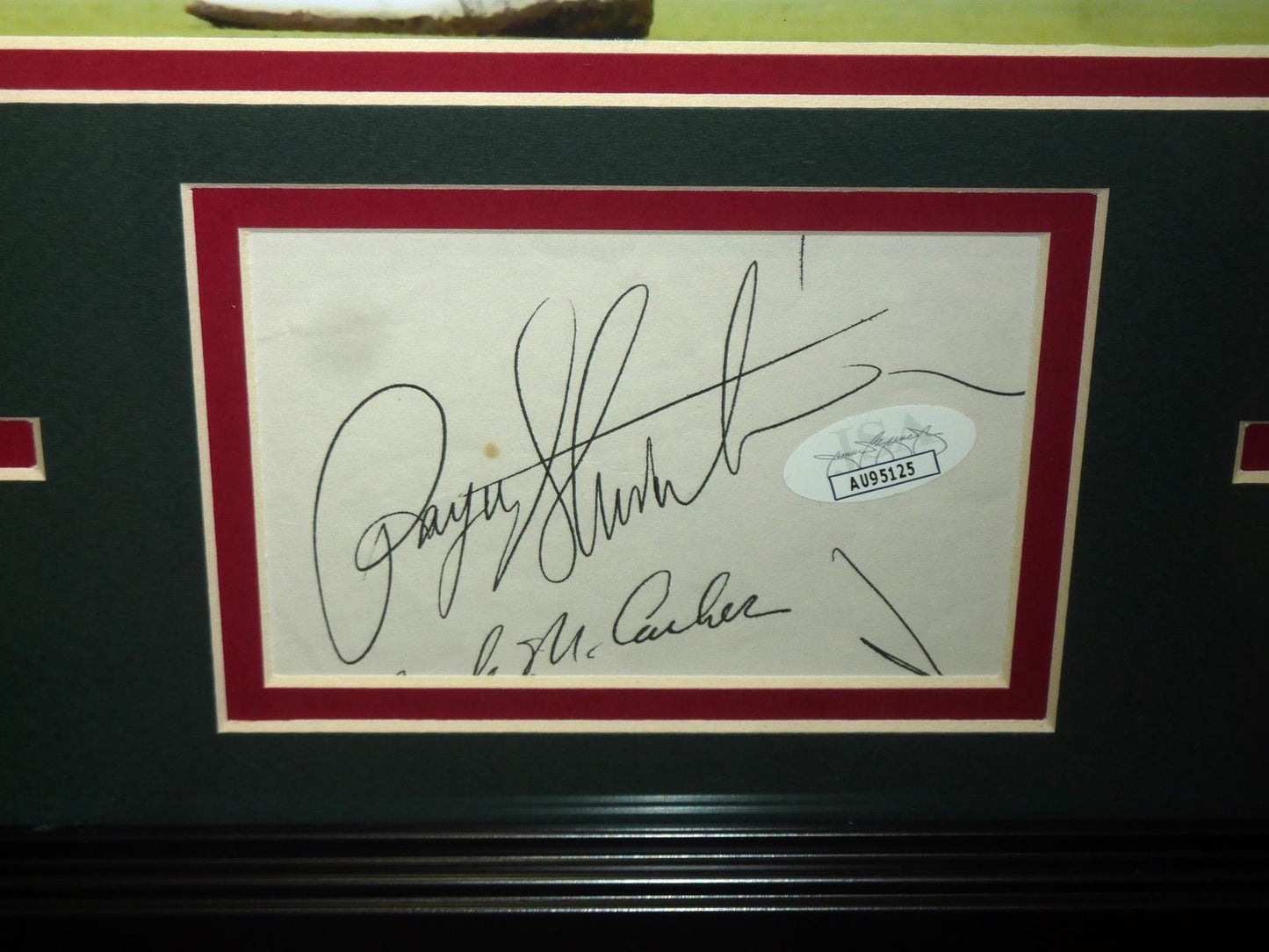 Payne Stewart Autographed 1999 US Open Golf (Celebration) 11x14 Photo "Signature Series" Frame - JSA