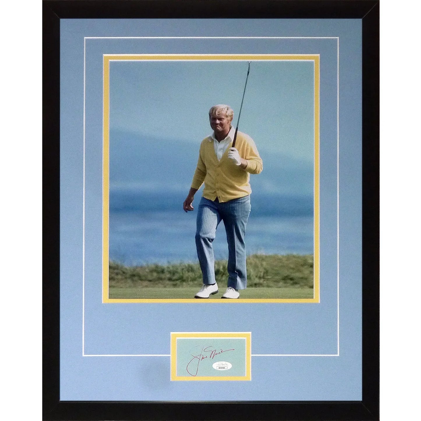 Jack Nicklaus Autographed US Open (Pebble Beach) Deluxe Framed 11x14 Piece - JSA