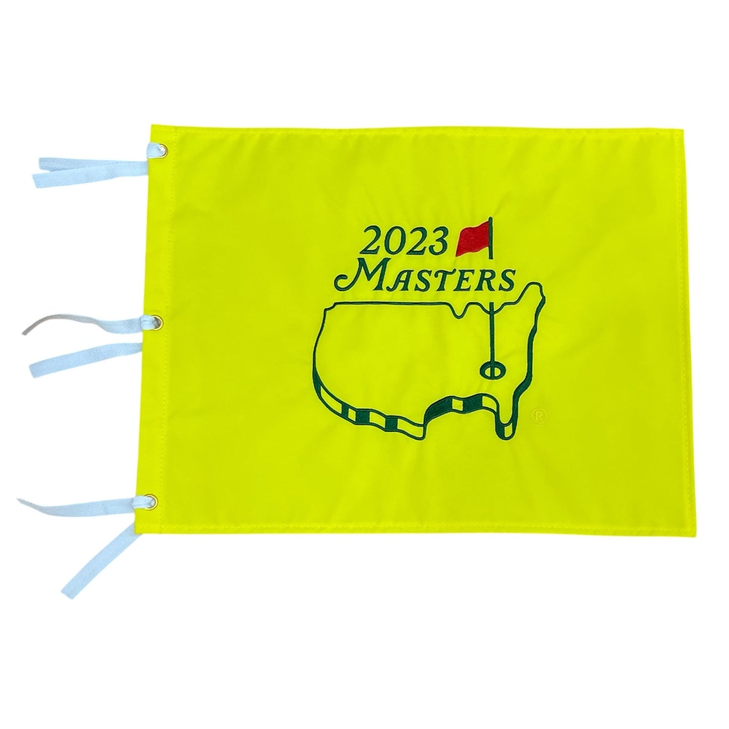 2023 Masters Embroidered Unsigned Golf Pin Flag - Jon Rahm Champion