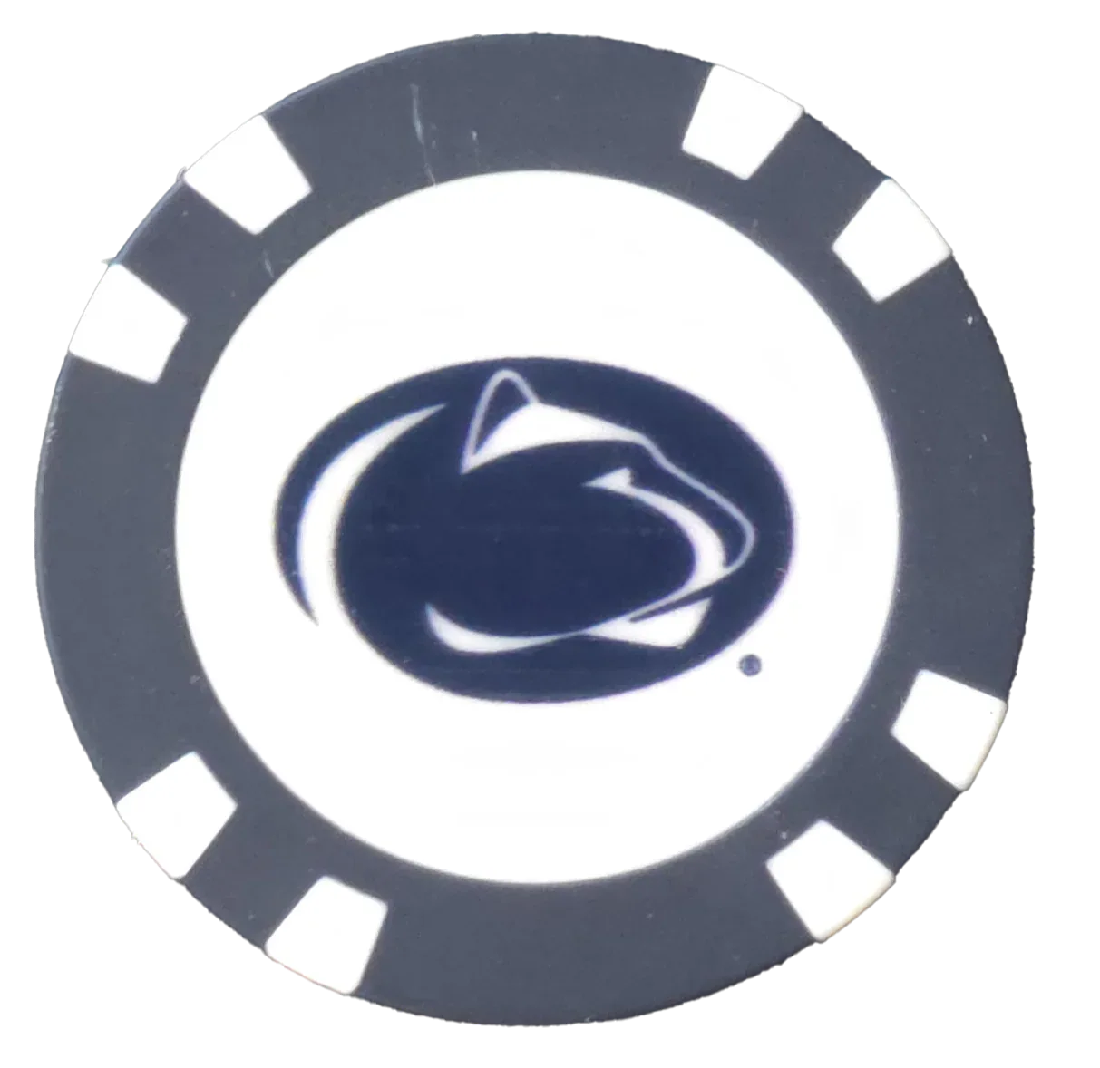 Officially Licensed Penn State Nittany Lions Poker Chip Ball Marker - GOLF LEAGUE