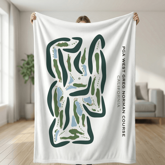 PGA West - Greg Norman, California - Printed Golf Courses