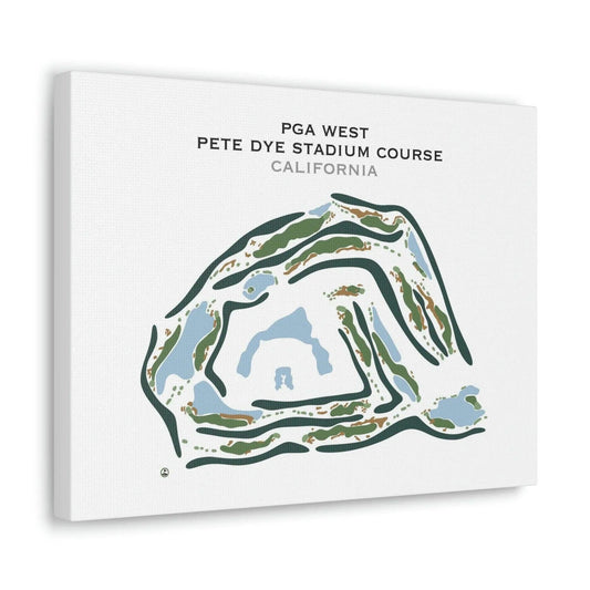 PGA West - Pete Dye Stadium Course, California - Printed Golf Courses