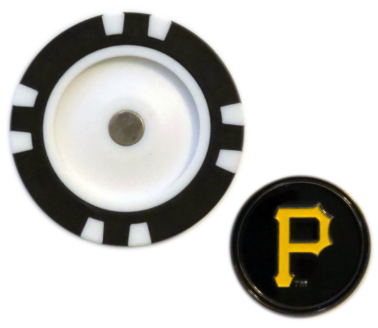 Officially Licensed Pittsburgh Pirates Poker Chip Ball Marker