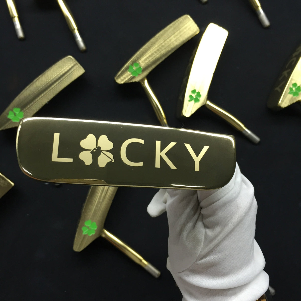 Lucky Golf Eclipse Gold Blade Putter