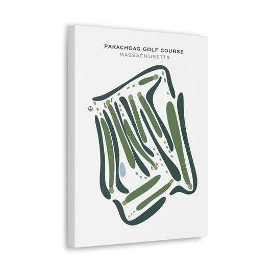 Pakachoag Golf Course, Massachusetts - Printed Golf Courses