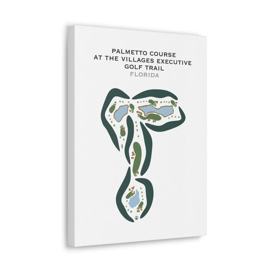 Palmetto Course at The Villages Executive Golf Trail, Florida - Printed Golf Courses