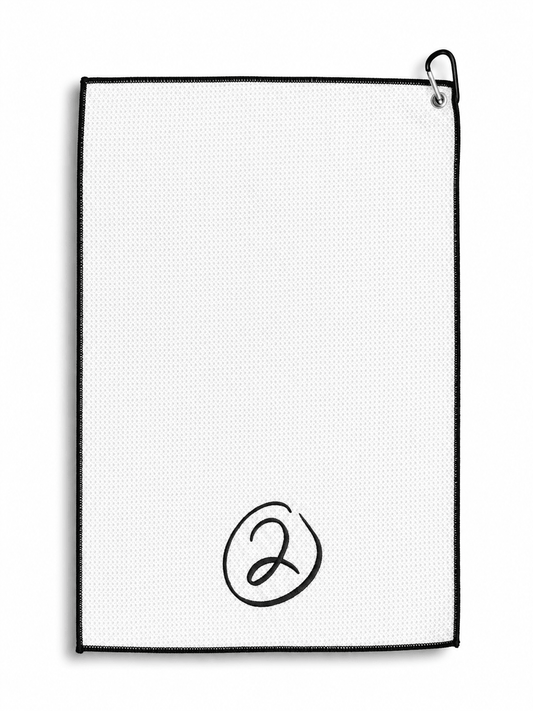 Panda Camo Golf Towel - Black