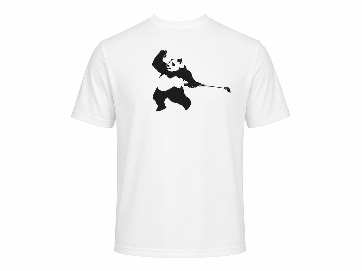 Amble x Press Golf Panda 05 Tee - White