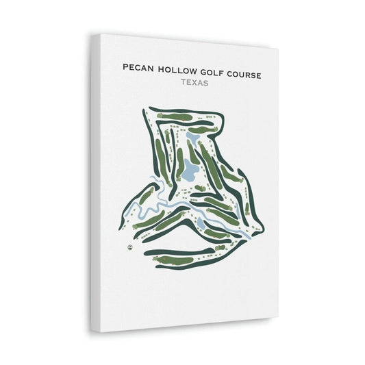 Pecan Hollow Golf Course, Texas - Printed Golf Course