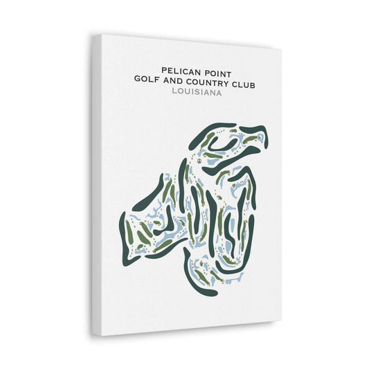Pelican Point Golf & Country Club, Louisiana - Printed Golf Courses