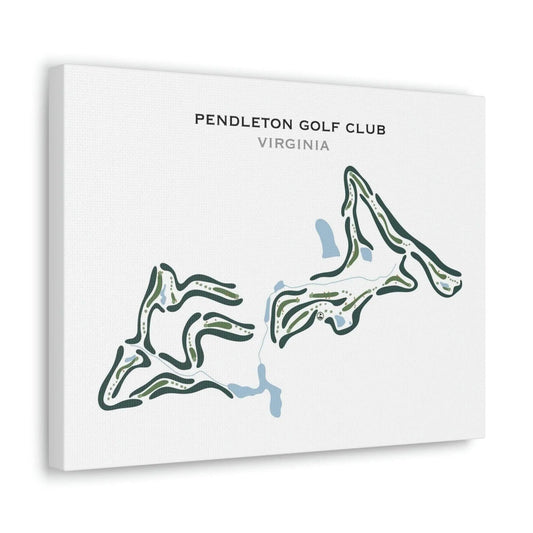 Pendleton Golf Club, Virginia - Printed Golf Courses