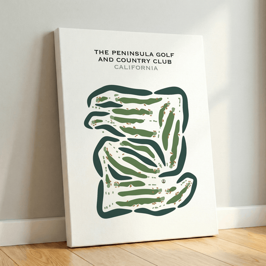 The Peninsula Golf & Country Club, California - Printed Golf Courses