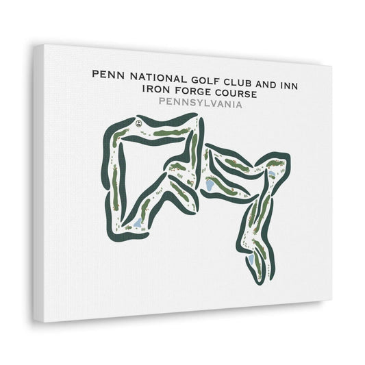 Penn National Golf Club & Inn Iron Forge Course, Pennsylvania - Printed Golf Courses