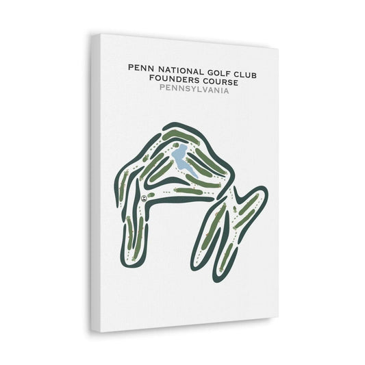 Penn National Golf Club Founders Course, Pennsylvania - Printed Golf Courses