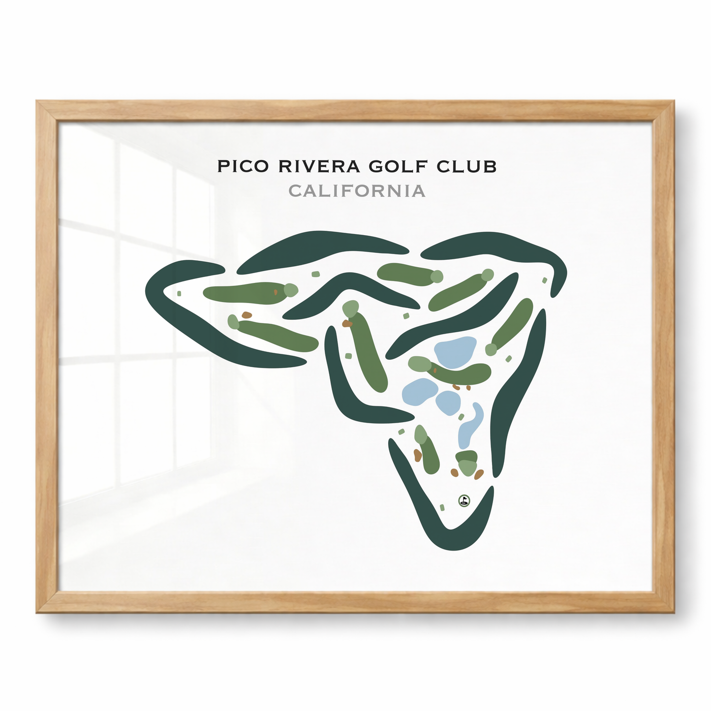 Pico Rivera Golf Club, California - Printed Golf Courses