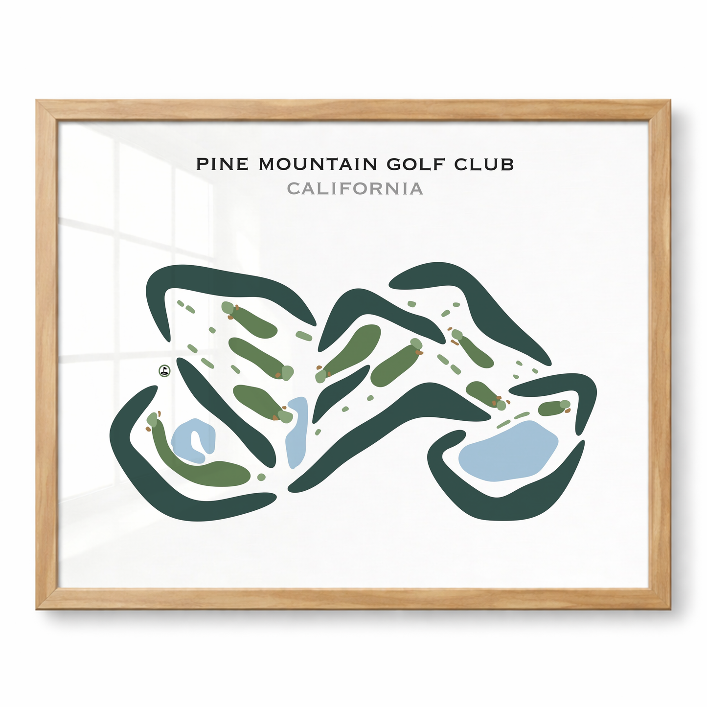 Pine Mountain Golf Club, California - Printed Golf Courses