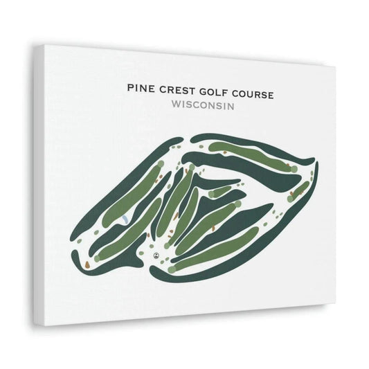 Pine Crest Golf Course, Wisconsin - Printed Golf Courses