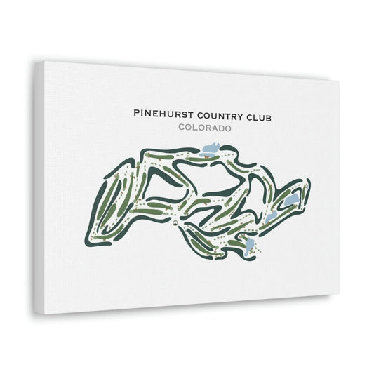 Pinehurst Country Club, Colorado - Printed Golf Courses