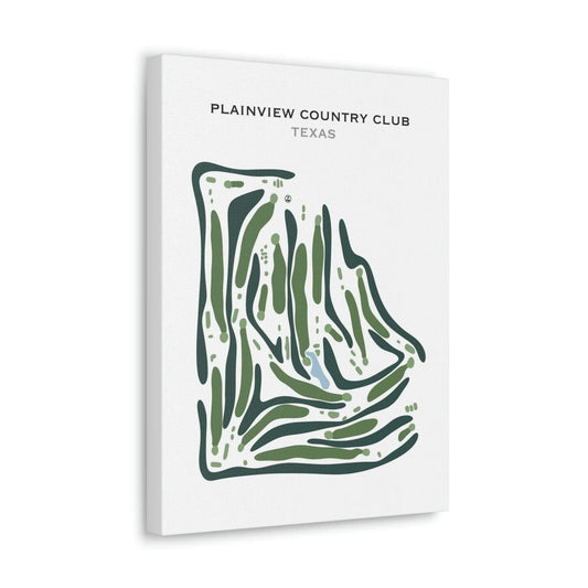 Plainview Country Club, Texas - Printed Golf Course