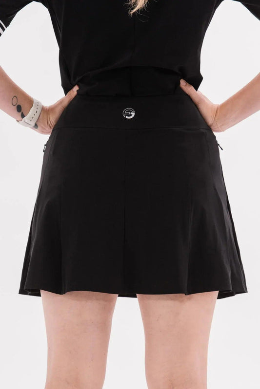 PleatedSkirt-Black-Back - GOLF LEAGUE