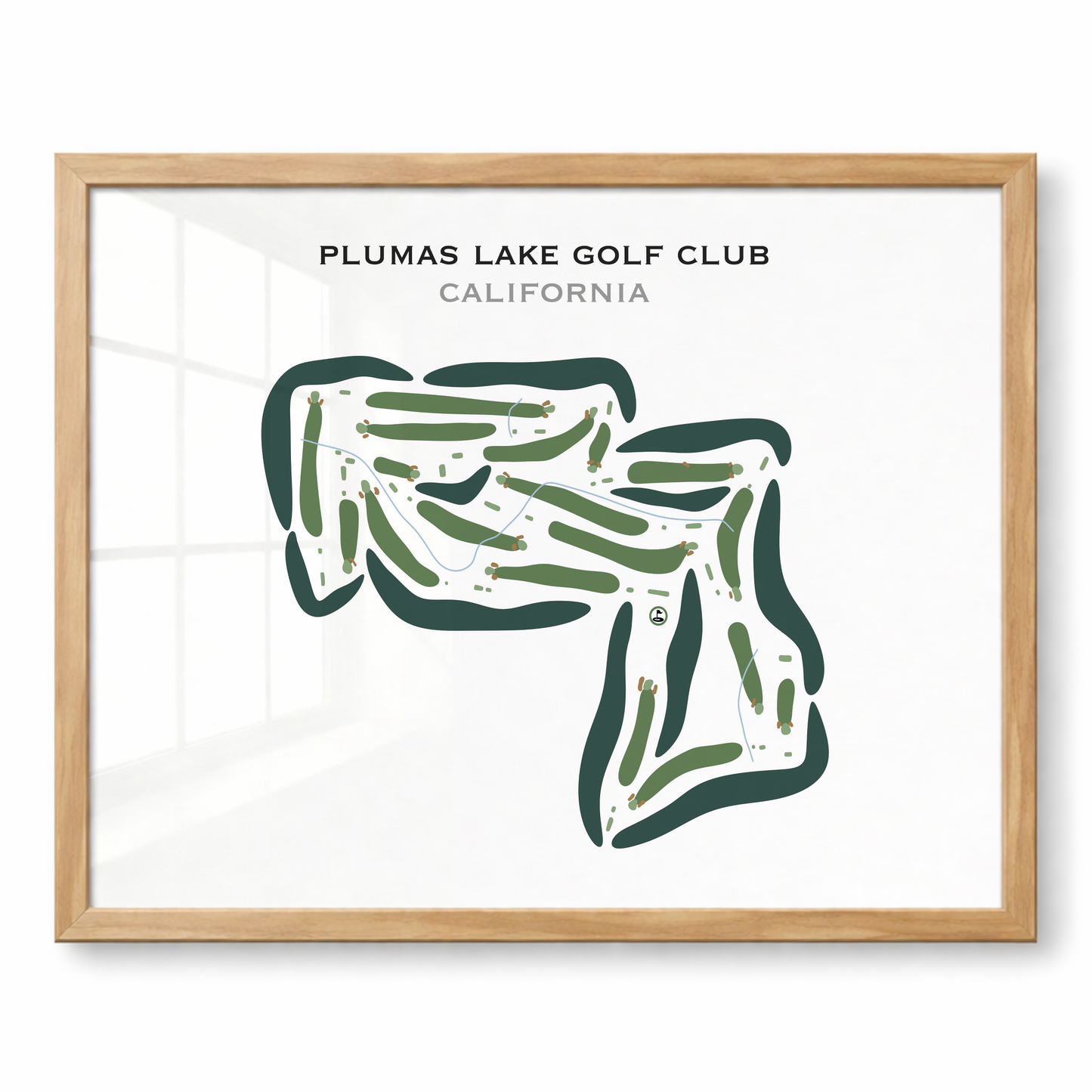 Plumas Lake Golf Club, California - Printed Golf Courses