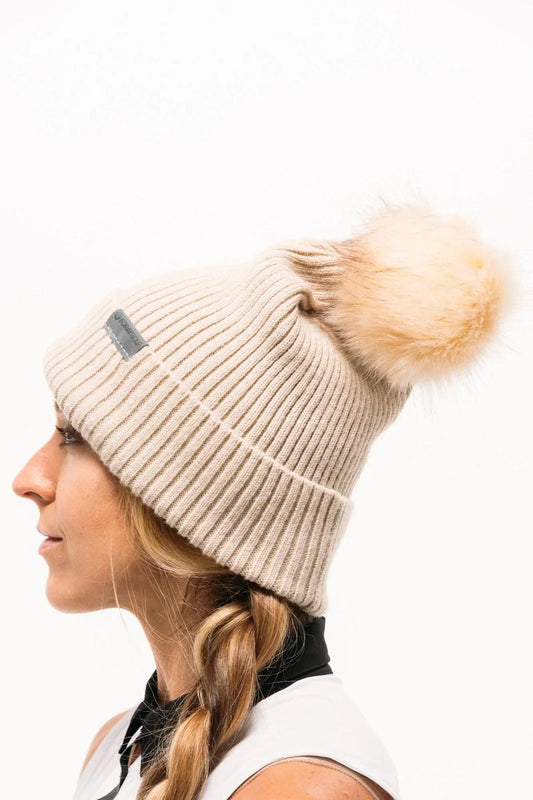 Pom_Pom_Beanie-_Tan-_Side - GOLF LEAGUE