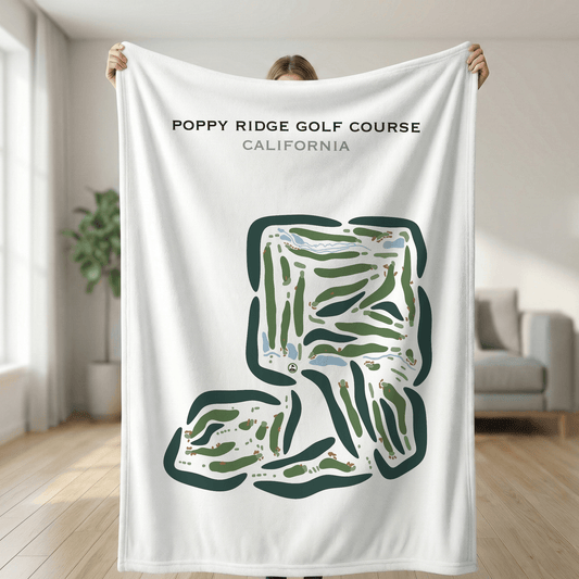 Poppy Ridge Golf Course, California - Printed Golf Courses