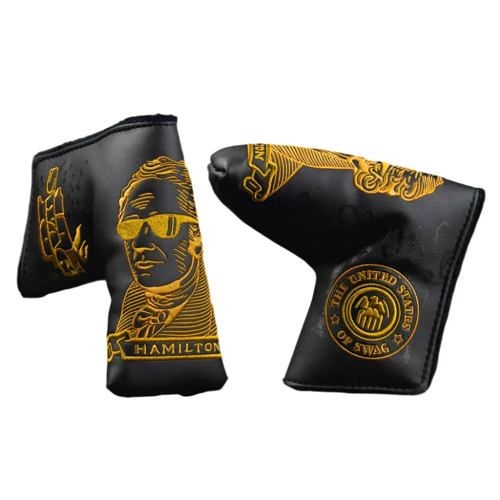 Swag Golf - Broadway Hamilton Handsome One Blade Putter Headcover *opened, no bag* - GOLF LEAGUE