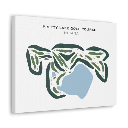 Pretty Lake Golf Course, Indiana - Printed Golf Courses