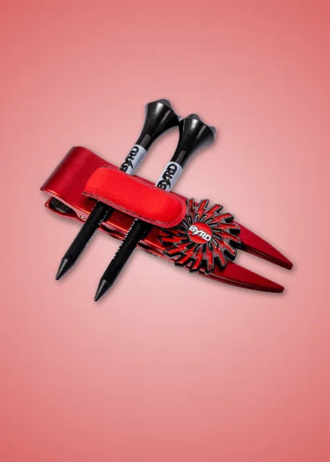 THE BYRD GOLF CADDIE CLYP - Red Multitool Organizes Gear - GOLF LEAGUE