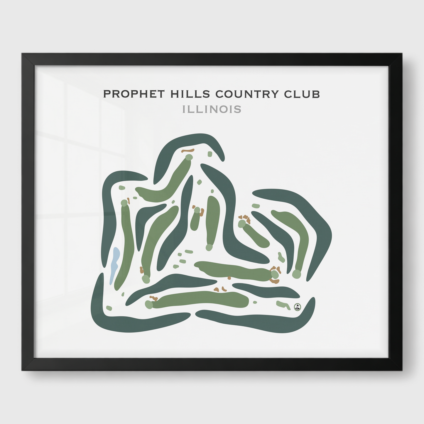 Prophet Hills Country Club, Illinois - Printed Golf Courses