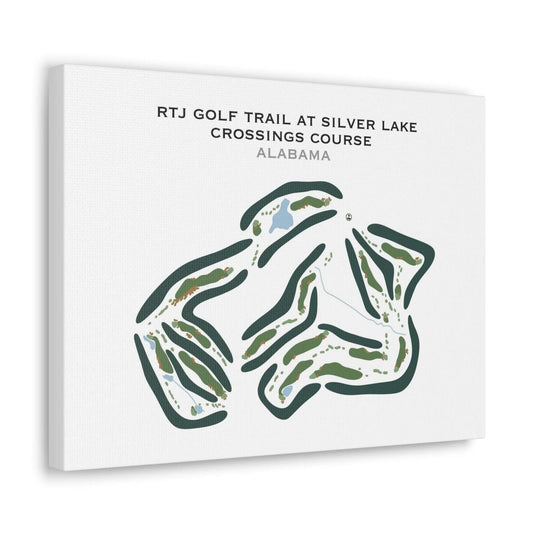 RTJ Golf Trail at Silver Lakes, Crossings Course, Alabama - Printed Golf Courses