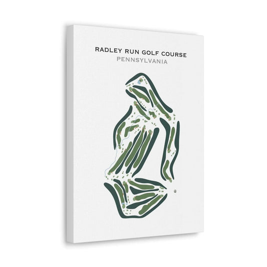Radley Run Golf Course, Pennsylvania - Printed Golf Course