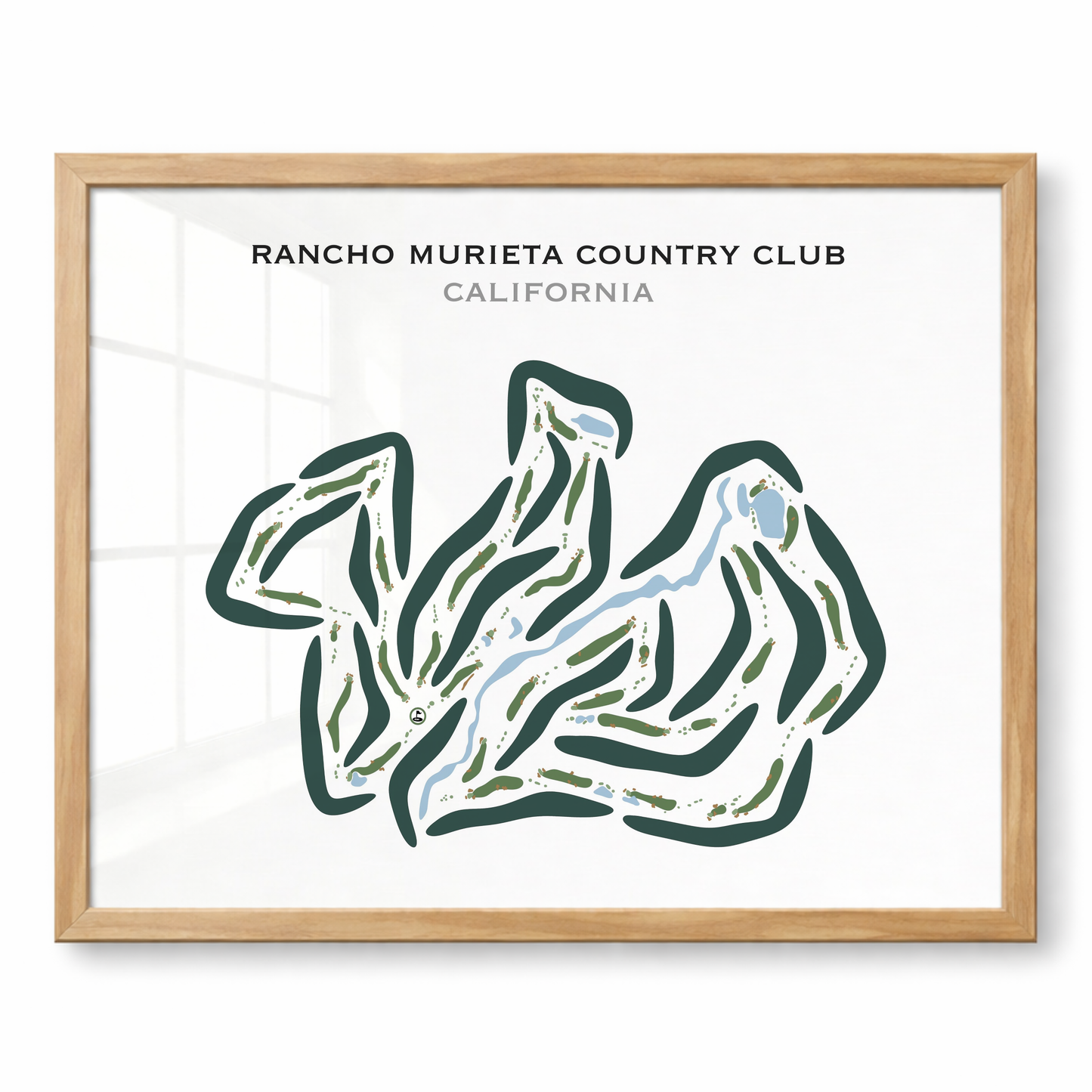 Rancho Murieta Country Club, California - Printed Golf Courses
